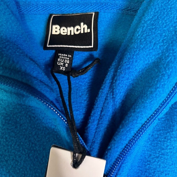 Bench Blue Zip-Up Hoodie NWT SIZE XS - Picture 2 of 4